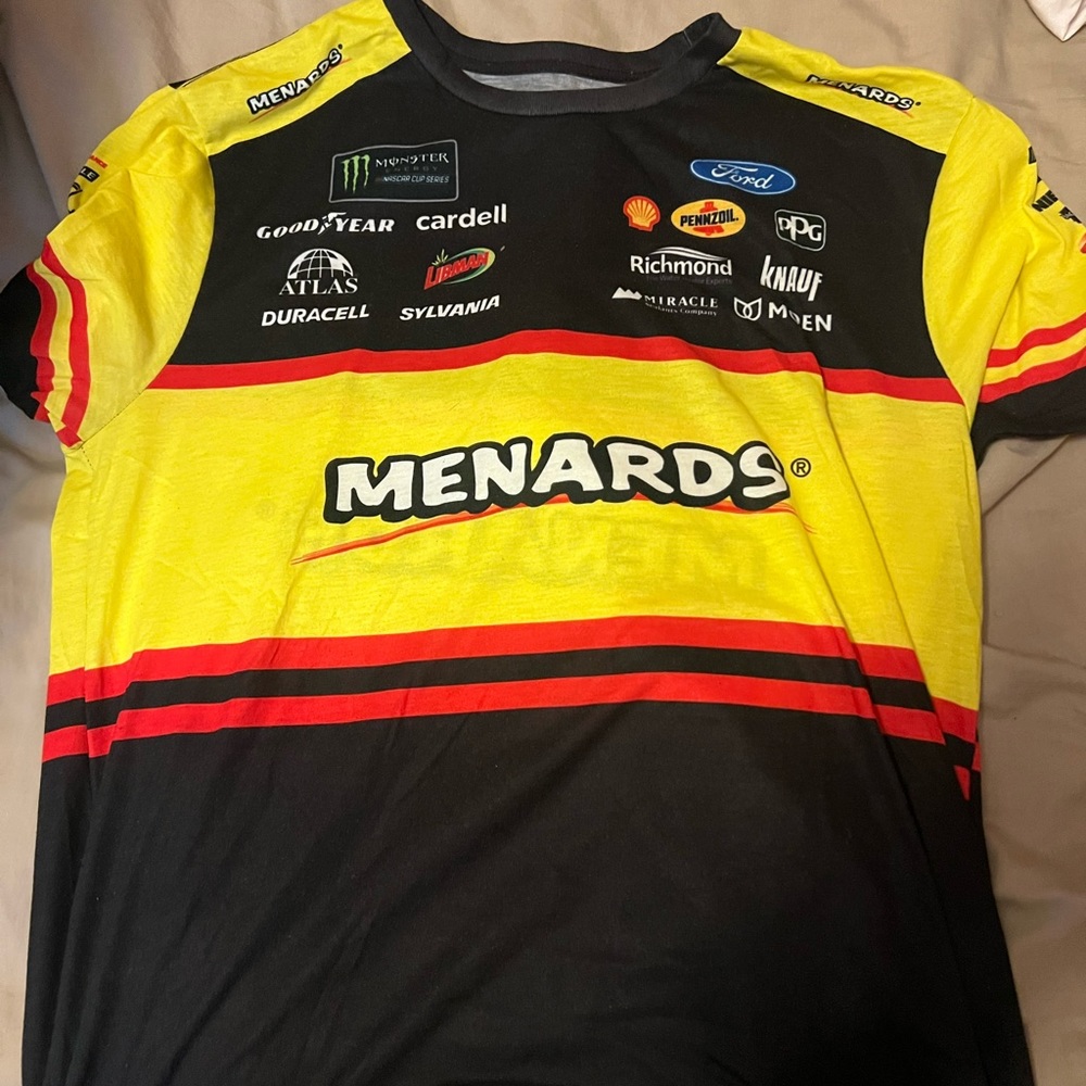Ryan Blaney Menards dri fit pit crew shirt